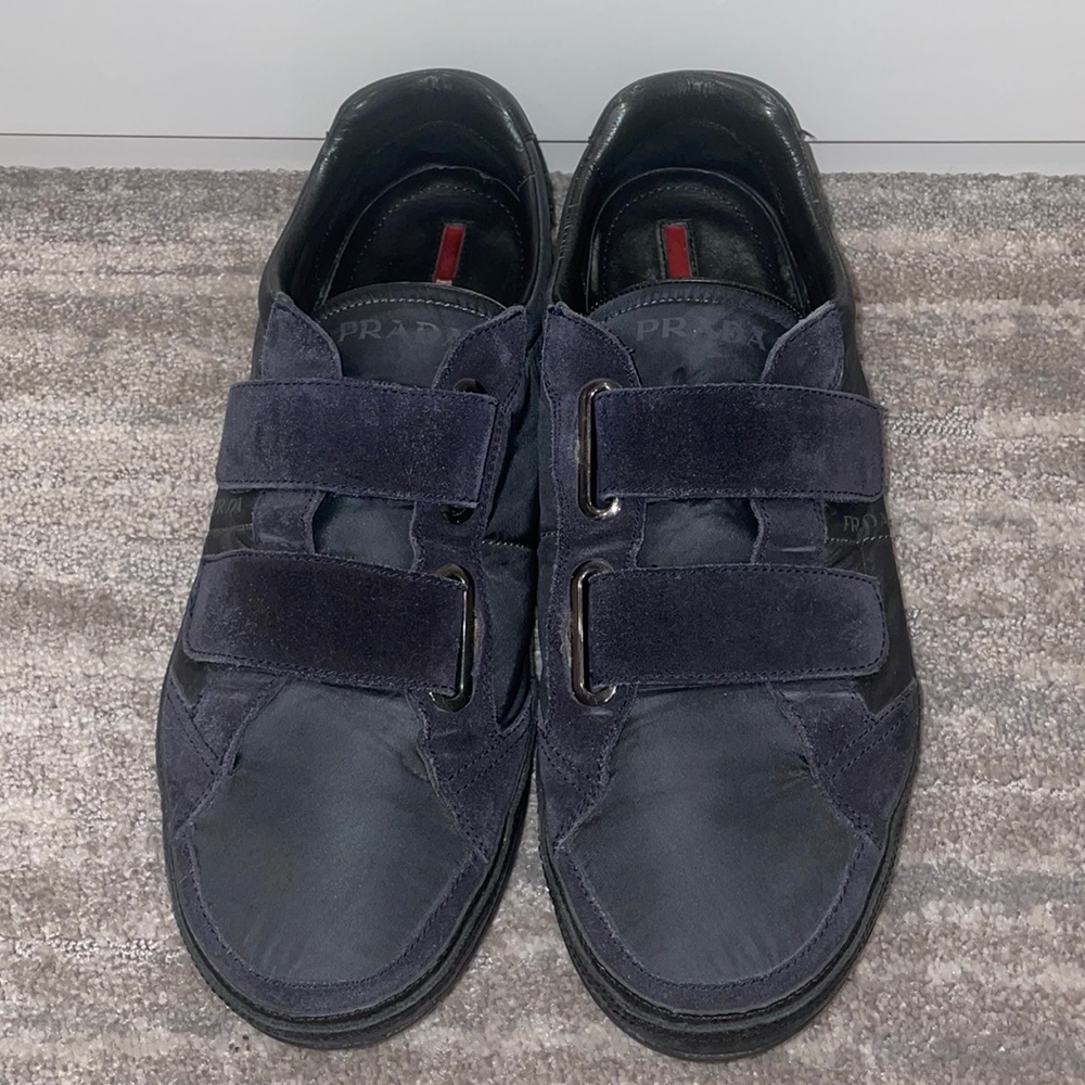 Prada Men strap casual loafer shoes